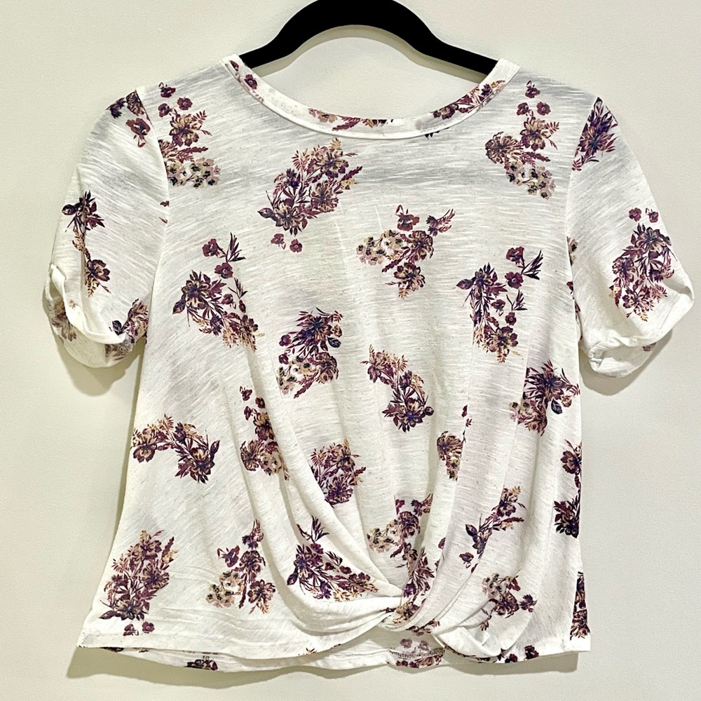 Jolt Floral Lace-back Tee